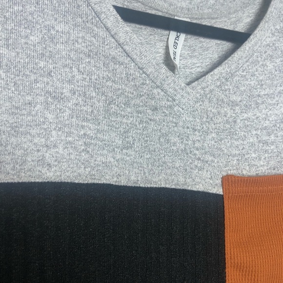 Tickled Teal Colour Block Long Sleeve Large - Picture 5 of 12